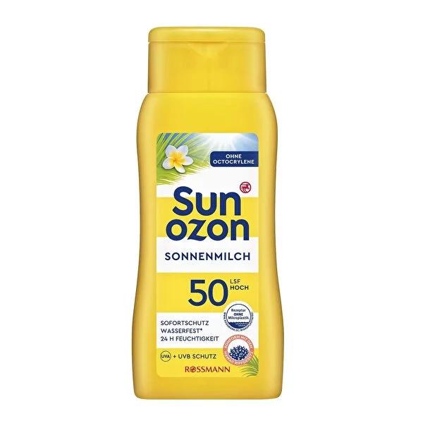 Sunozon 50SPF Vegan Sunscreen Lotion for Sensitive Skin - Waterproof & Dermatologically Tested - 6.76 fl oz