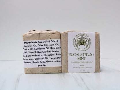 Eucalyptus + Mint  Handcrafted Soap