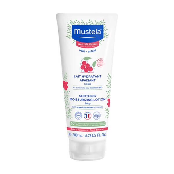 Mustela Baby Lotion for Very Sensitive Skin: Newborn Moisturizer - Hypoallergenic, Fragrance-Free, Natural Skincare & Eczema Relief (6.76 fl oz)