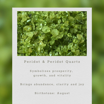 Peridot Coin Pearl Earrings