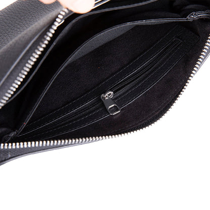 Lupus Leather Clutch Bag – Genuine Leather Wrist Clutch for Men & Women for Everyday Elegance | Minimal & Handcrafted