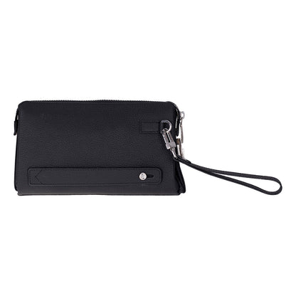 Lupus Leather Clutch Bag – Genuine Leather Wrist Clutch for Men & Women for Everyday Elegance | Minimal & Handcrafted