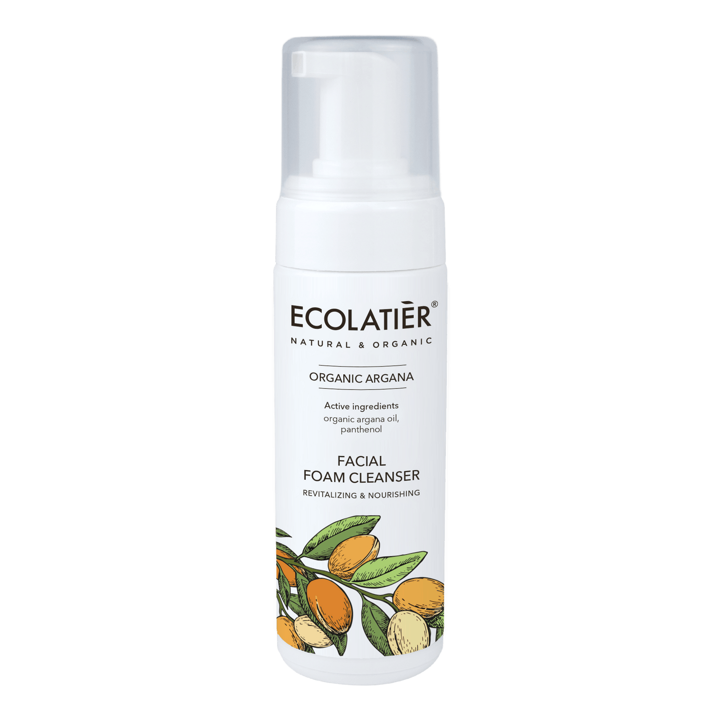 x-Facial Foam Cleanser Revitalizing & Nourishing  Organic Argana