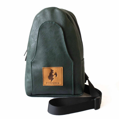 Small Vegan Leather Sling Bag - Crossbody | Buru