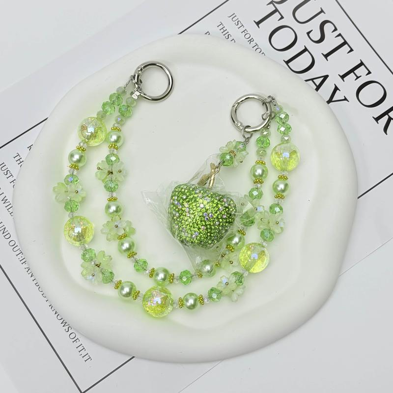 Fruit Bag Accessories,Decorated Handbag Strap, Fashionable Elegant Chain Strap for Handbag, Shoulder Crossbody Bag, Short Handle Replacement Charms