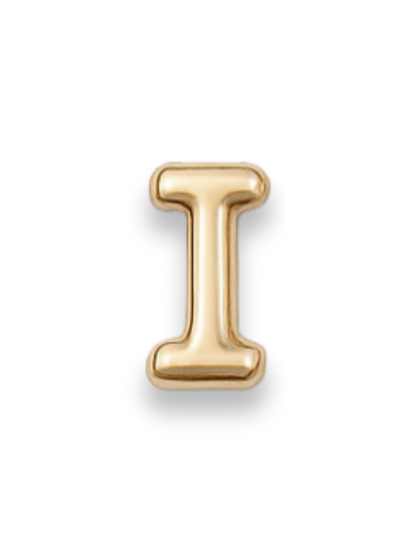 Gold Letter Slide Charms