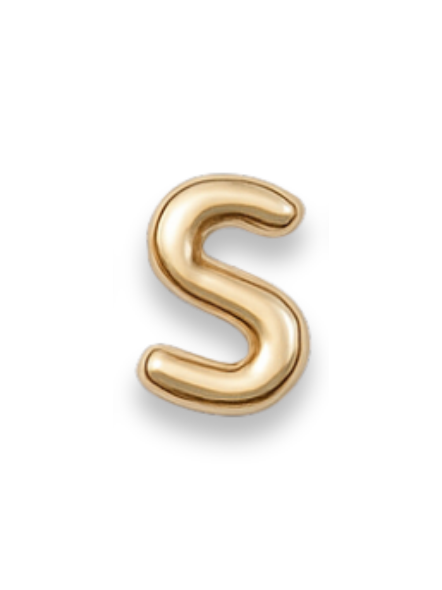 Gold Letter Slide Charms