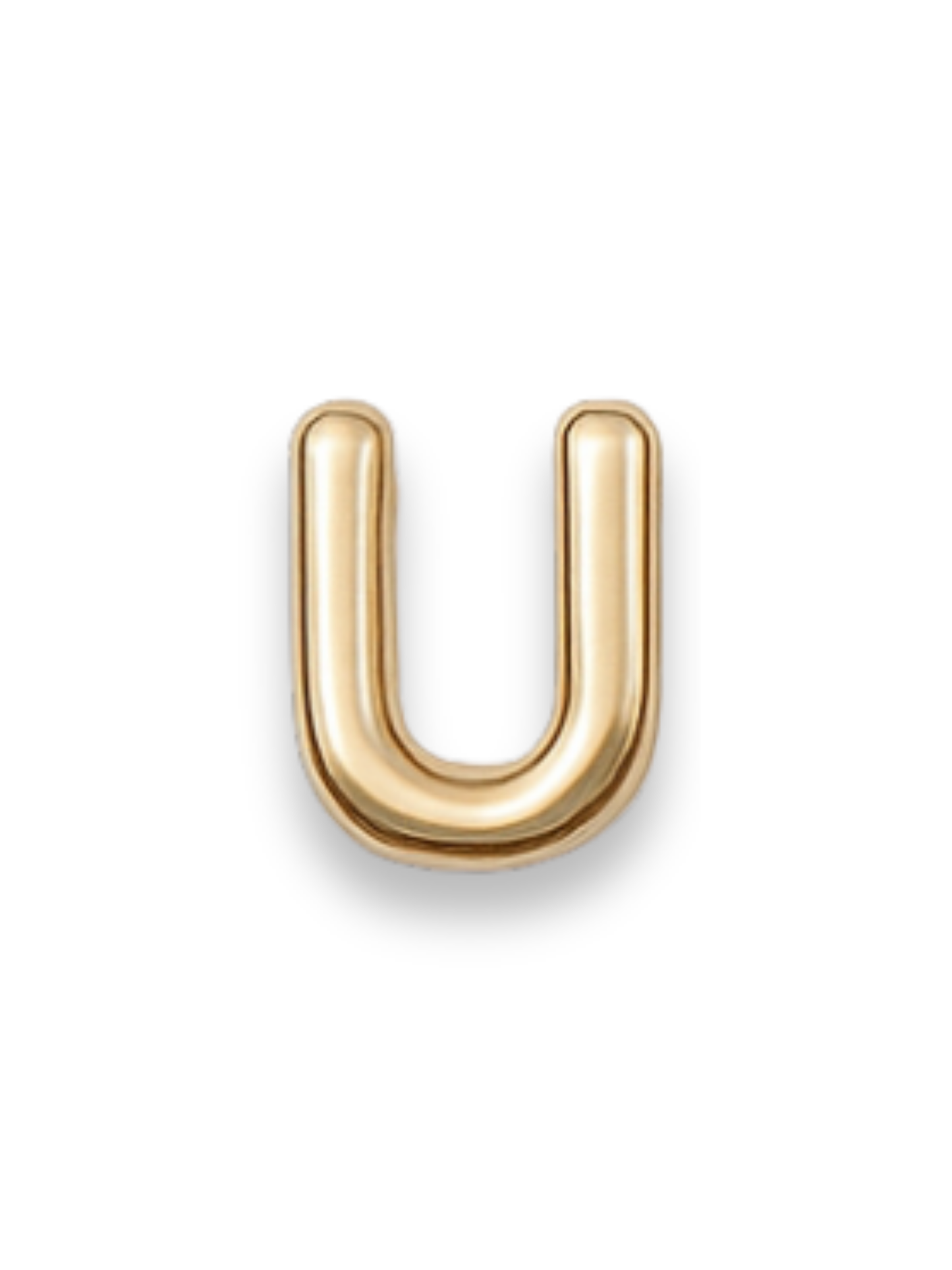 Gold Letter Slide Charms