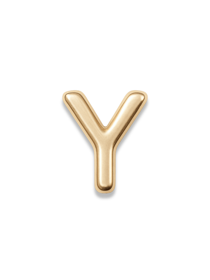 Gold Letter Slide Charms