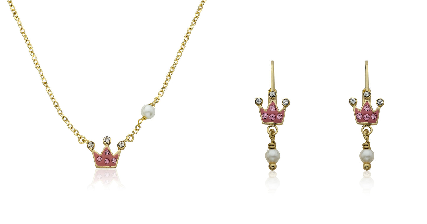 Crystal Crown Necklace