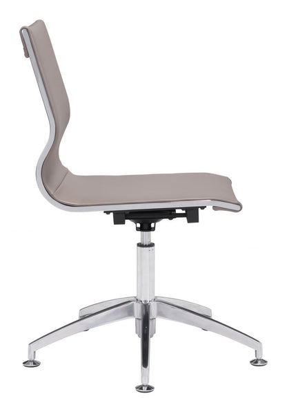 Glider Faux Leather Conference Chair