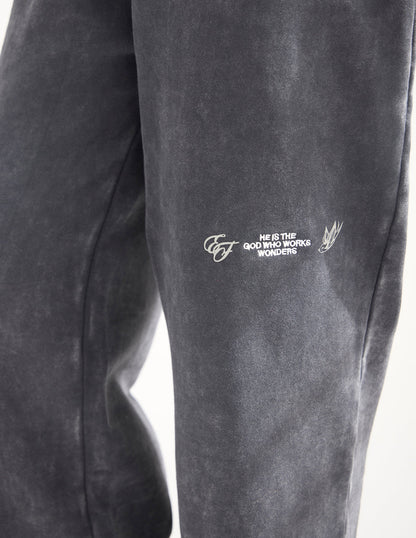 God of Miracles Wide Leg Sweatpant