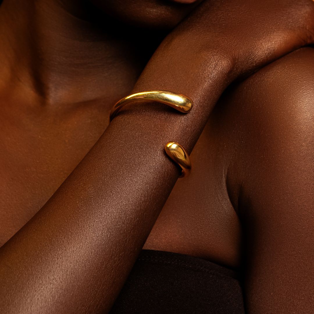 Bypass Wrap Teardrop Bracelet | Sana