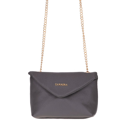 Carrera Lunera Women’s Leather Bag – Floater Leather Women’s Shoulder & Crossbody Bag with Chain Strap for Everyday Elegance | Minimal & Handcrafted
