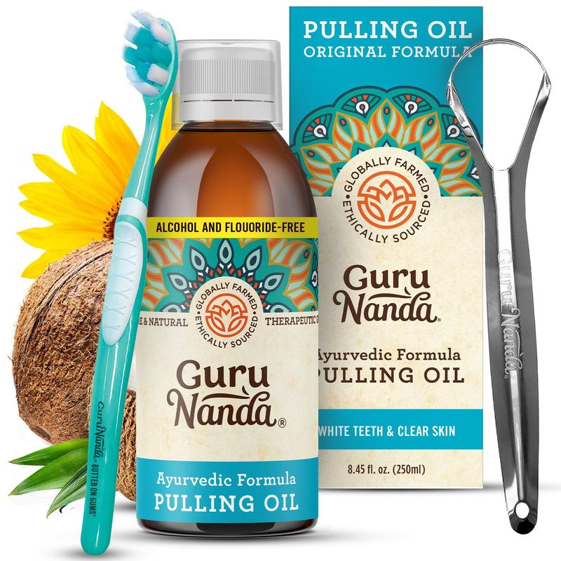 Gurunanda Original Formula Pulling Oil for Teeth & Gums
