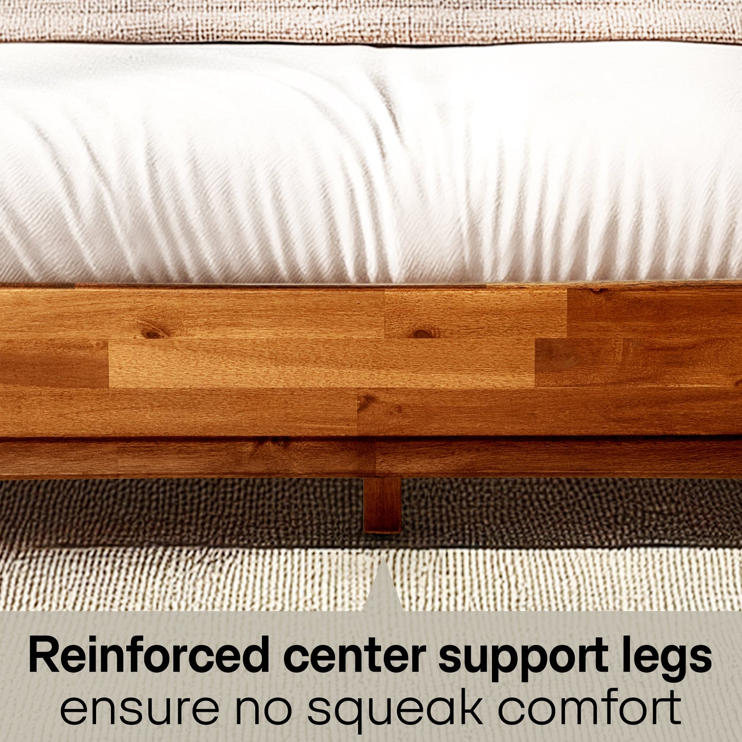Aurora Solid Wood Bed Frame