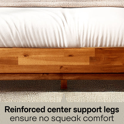 Aurora Solid Wood Bed Frame
