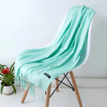 2022 Tassel Women’s Scarf – Designer Shawl, Wrap & Hijab Pashmina