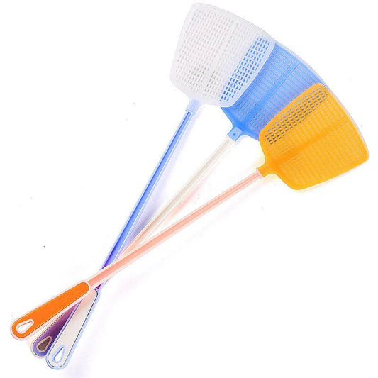 Durable Fly Swatter | Long Handle Plastic Mosquito Killer for Home