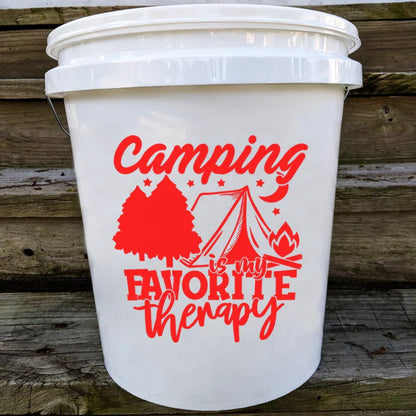 Camp Life Vinyl Decal Bundle | Camper Door Window Sticker for Laptop Water Bottle