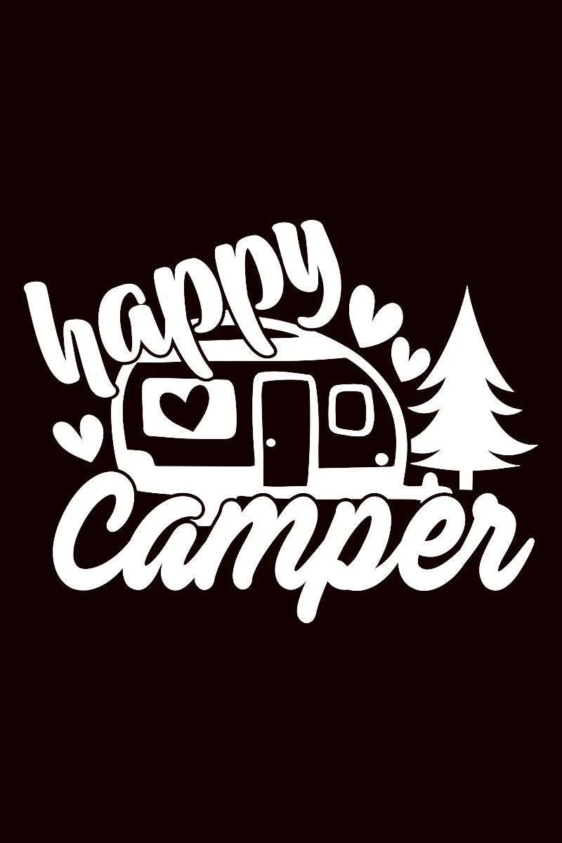Camp Life Vinyl Decal Bundle | Camper Door Window Sticker for Laptop Water Bottle