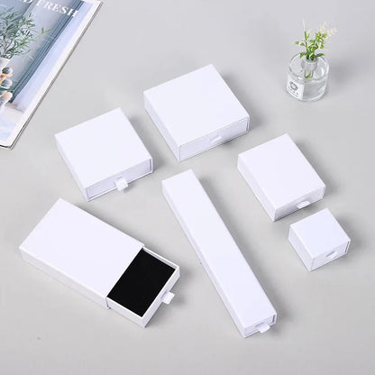 10pcs Paper Jewelry Gift Boxes for Rings, Earrings & Bracelets