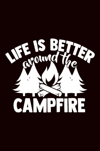 Camp Life Vinyl Decal Bundle | Camper Door Window Sticker for Laptop Water Bottle