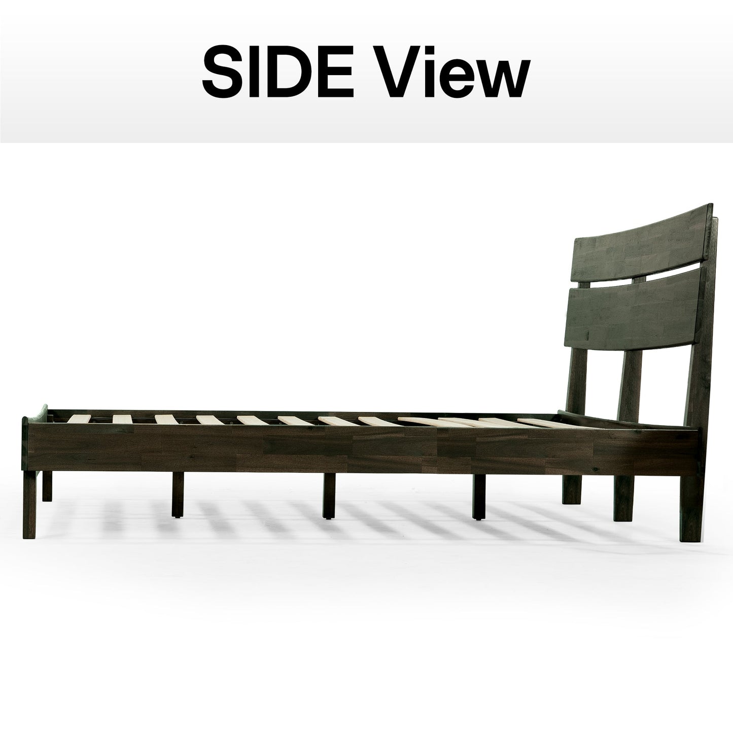 Aurora Solid Wood Bed Frame