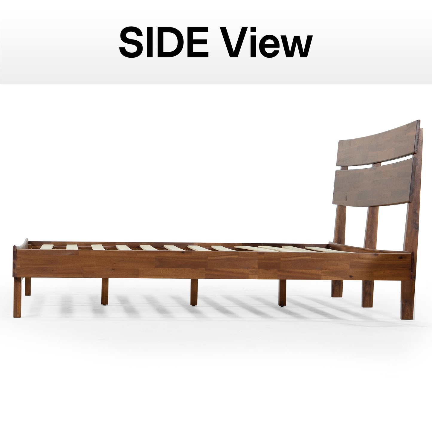 Aurora Solid Wood Bed Frame