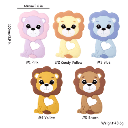 New Sets Baby Silicone Teether Rodent Silicone Animal Fox Teeth Chew Children Goods