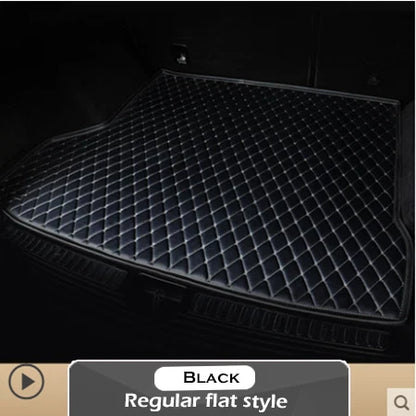 Leather Car Trunk Mat For Tesla Model 3 2019 Cargo Liner Accessories Interior Boot