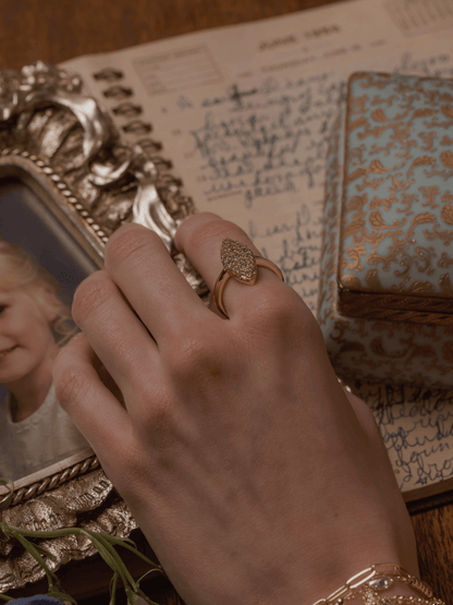 Her Pave Ring