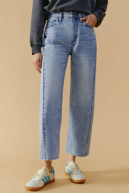 High-Line Curve Ankle Jeans HJ016