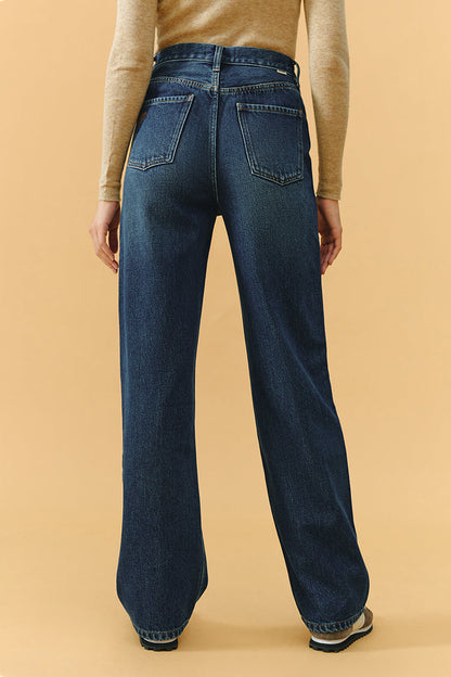 Coney Island Whitefish High Rise Wide Jeans HJ007