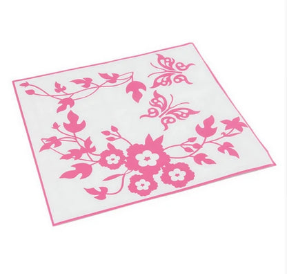 Butterfly Flower Wall Sticker | Bathroom Decor Wall Decals