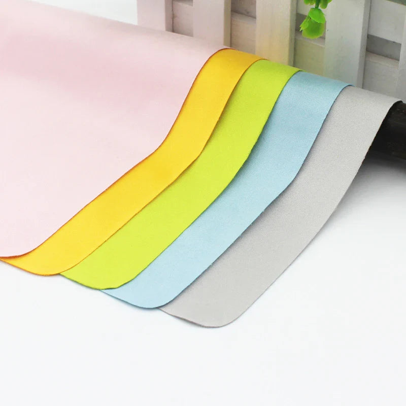 5-Pack Microfiber Glasses Cleaning Cloths (145 x 175 mm / 5.7 x 6.9 in) - Chamois Lens & Phone Screen Wipes