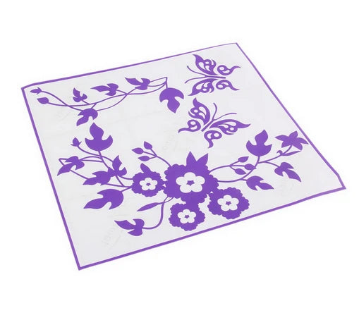 Butterfly Flower Wall Sticker | Bathroom Decor Wall Decals