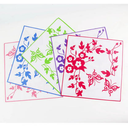 Butterfly Flower Wall Sticker | Bathroom Decor Wall Decals