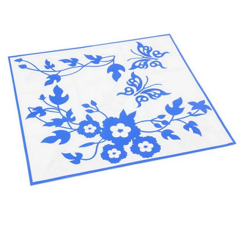 Butterfly Flower Wall Sticker | Bathroom Decor Wall Decals