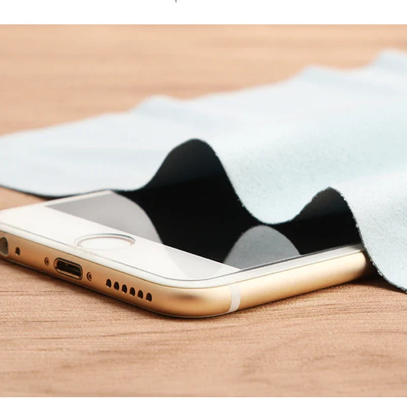 5-Pack Microfiber Glasses Cleaning Cloths (145 x 175 mm / 5.7 x 6.9 in) - Chamois Lens & Phone Screen Wipes