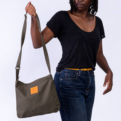 The Mini Amani Canvas Crossbody Bag Unisex