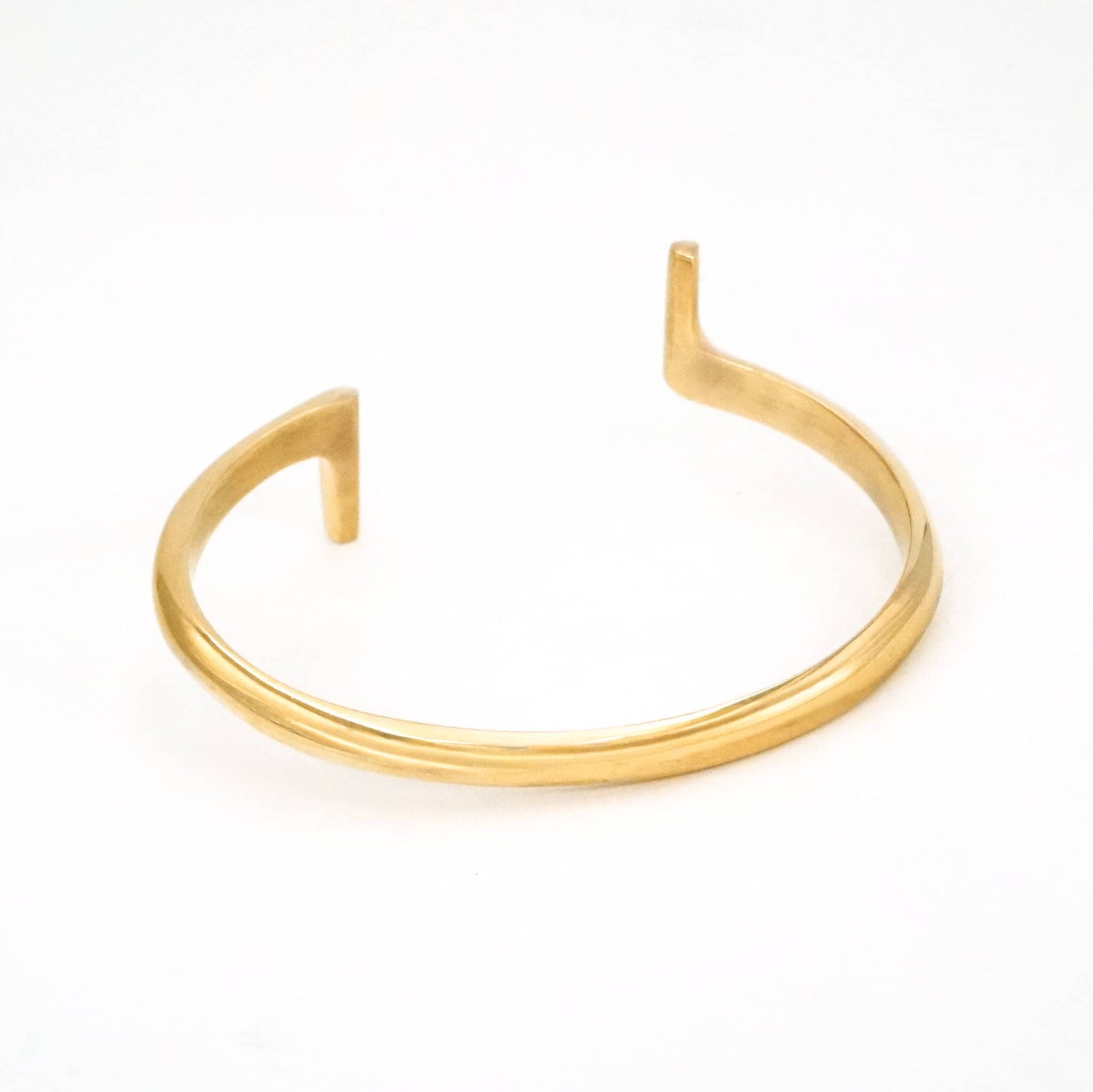 Double Bar Brass Cuff Bracelet | Hawa