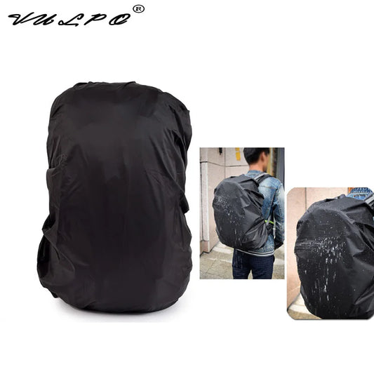 VULPO Waterproof Backpack Rain Cover | Lightweight Hiking Raincoat for 15-25L Bags