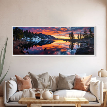 Panoramic of Crater Lake National Park, Extra Large Wall Art, Panoramic Wall Art, Panoramic Print, Landscape Photography, Landscape Print