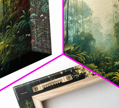 Tropical Art, Jungle Wall Print, Nature Print, Landscape Art, Canvas Print, Wall Art, 3 Piece Wall Art, Camper Wall Decor, Gift For Boss