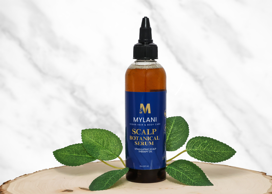 Scalp Botanical Serum – Targeted Nourishment for Every Hair Type                                                                                                    Soothe • Stimulate • Strengthen