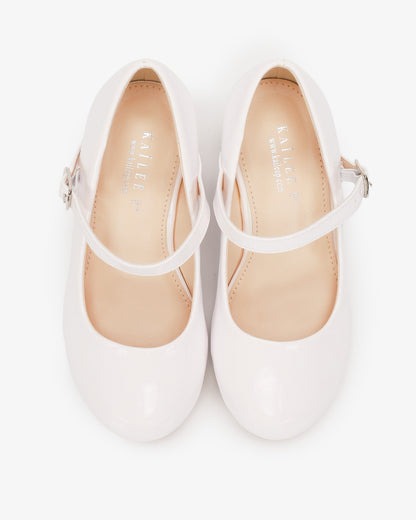 Patent Mary Jane Girls Block Heel