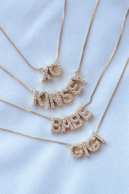 LUX Letter Slide Charms