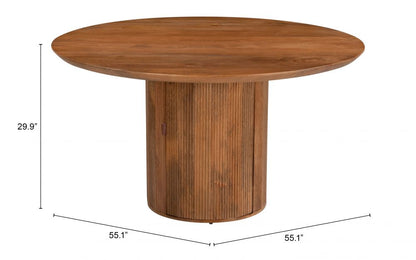 Izola Wooden Round Dining Table