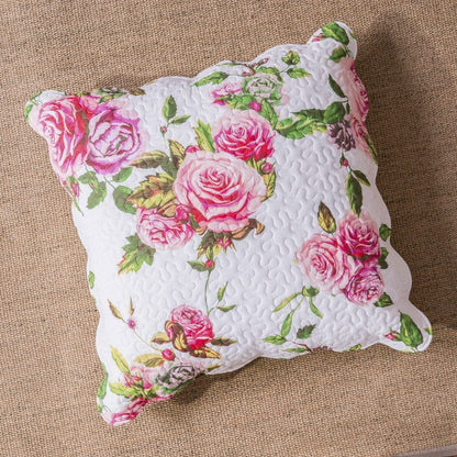 DaDa Bedding Bed in a Bag Bundle Set - Romantic Roses Lovely Blooming Floral Bedding Set (JHW-879)